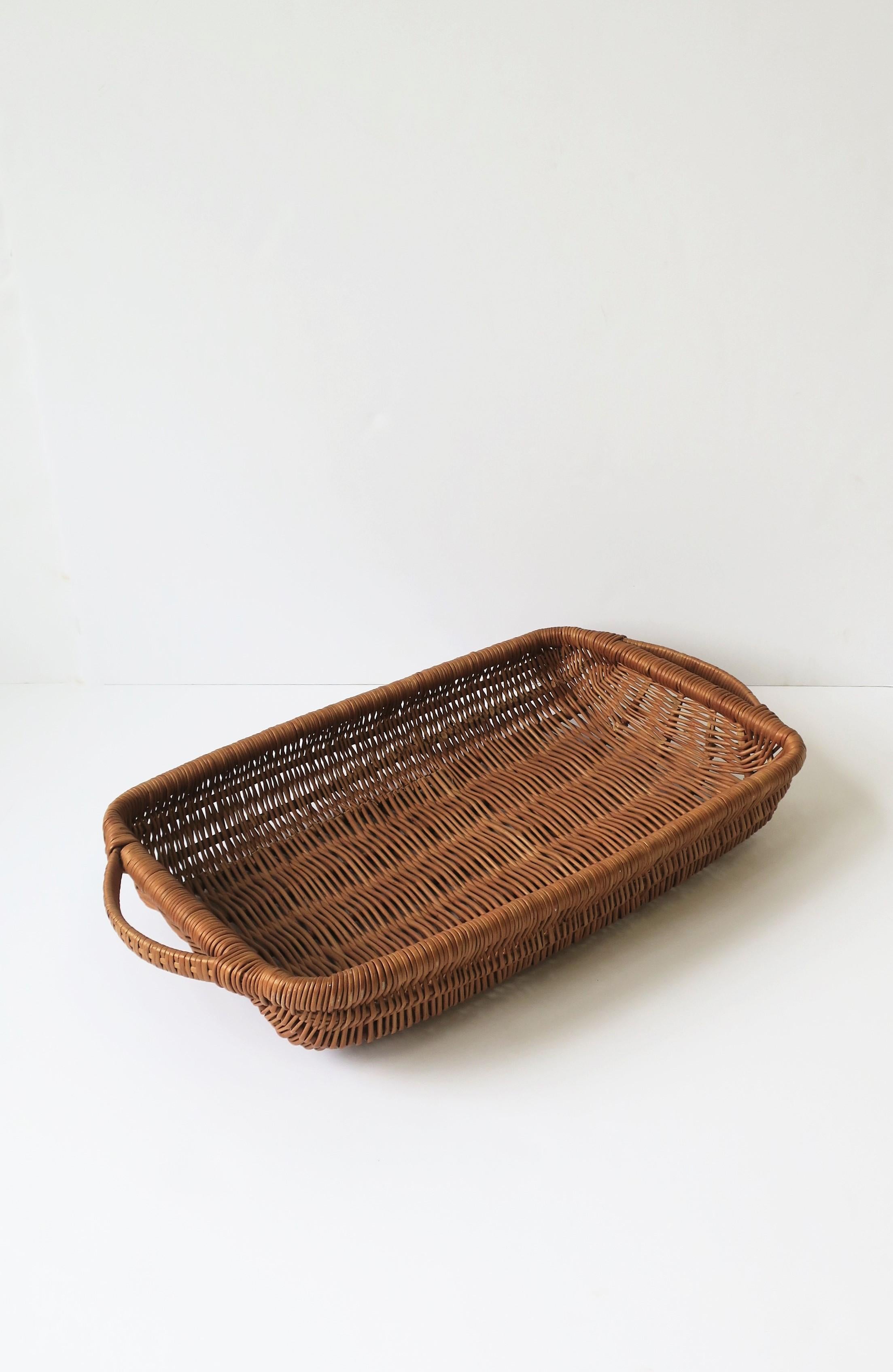 wicker serving baskets