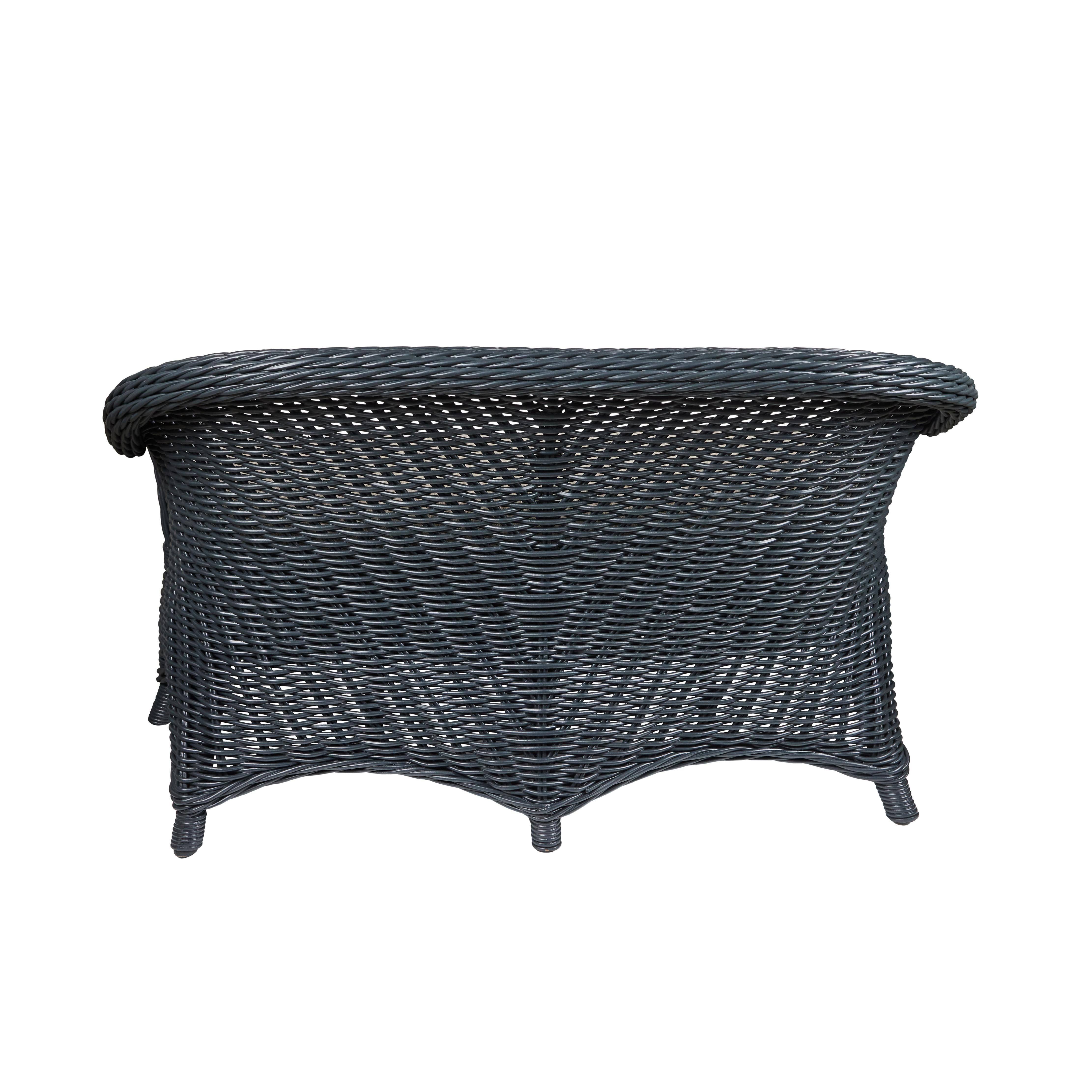 20th Century Vintage Wicker Settee  For Sale