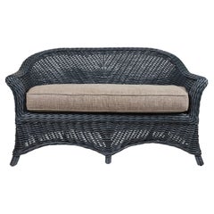 Used Wicker Settee 