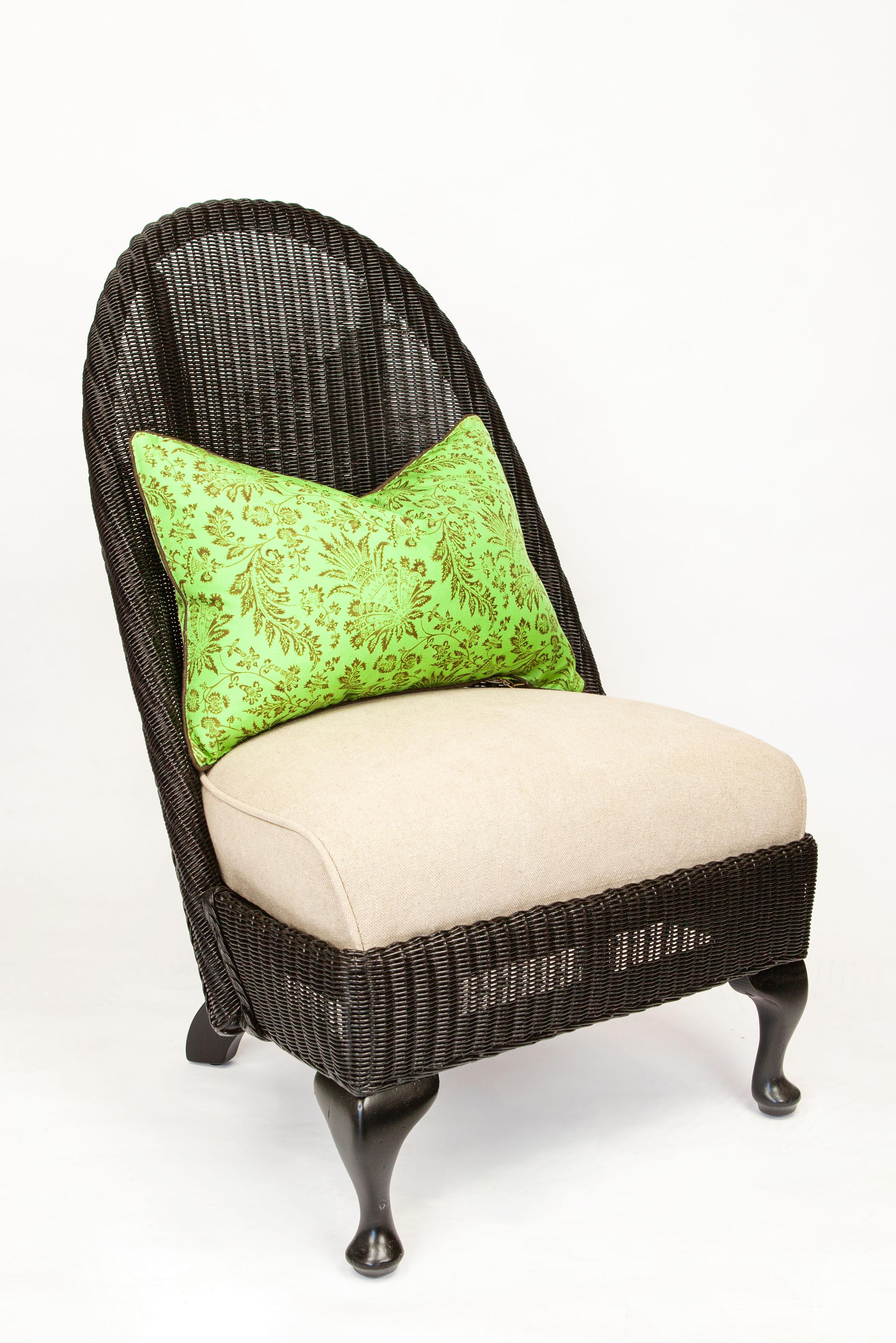 lloyd loom wicker chair