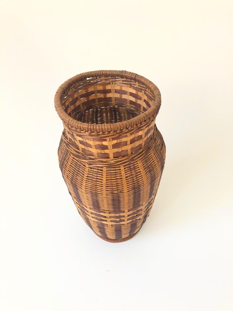 Vintage Wicker Vase For Sale at 1stDibs wicker vases cheap