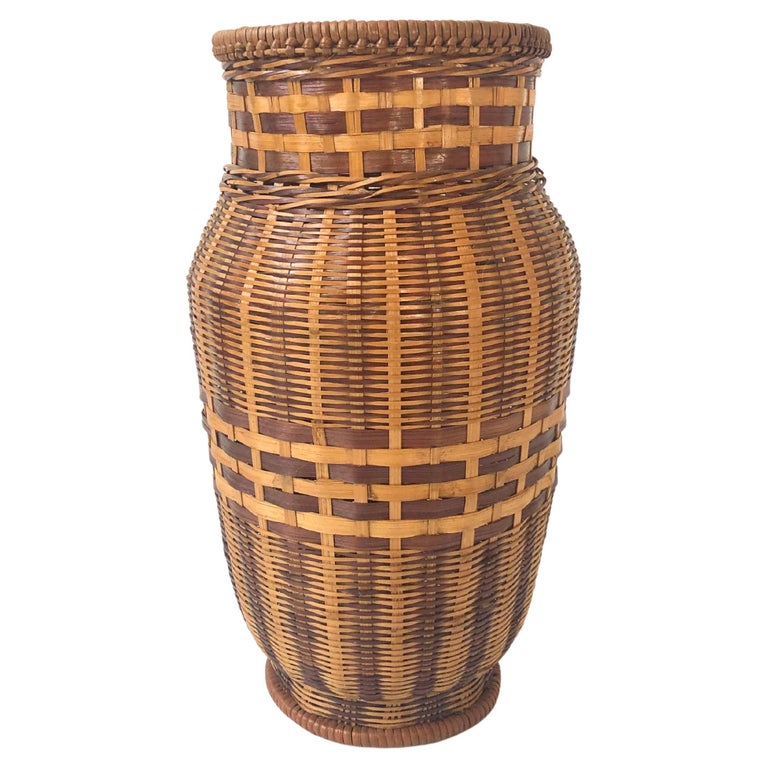Vintage Wicker Vase For Sale at 1stDibs wicker vases cheap