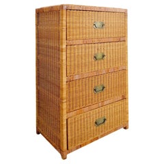 Vintage Wickers Chest of drawer - 1960s