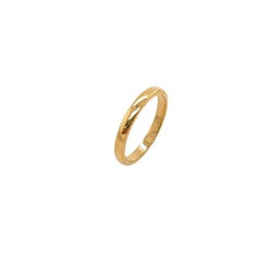 Vintage Wide Court Shape Wedding Band in 22ct Yellow Gold