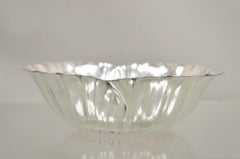 Vintage Wilcox International Silver 5635 Silver Plate Sunflower Tulip Fruit Bowl