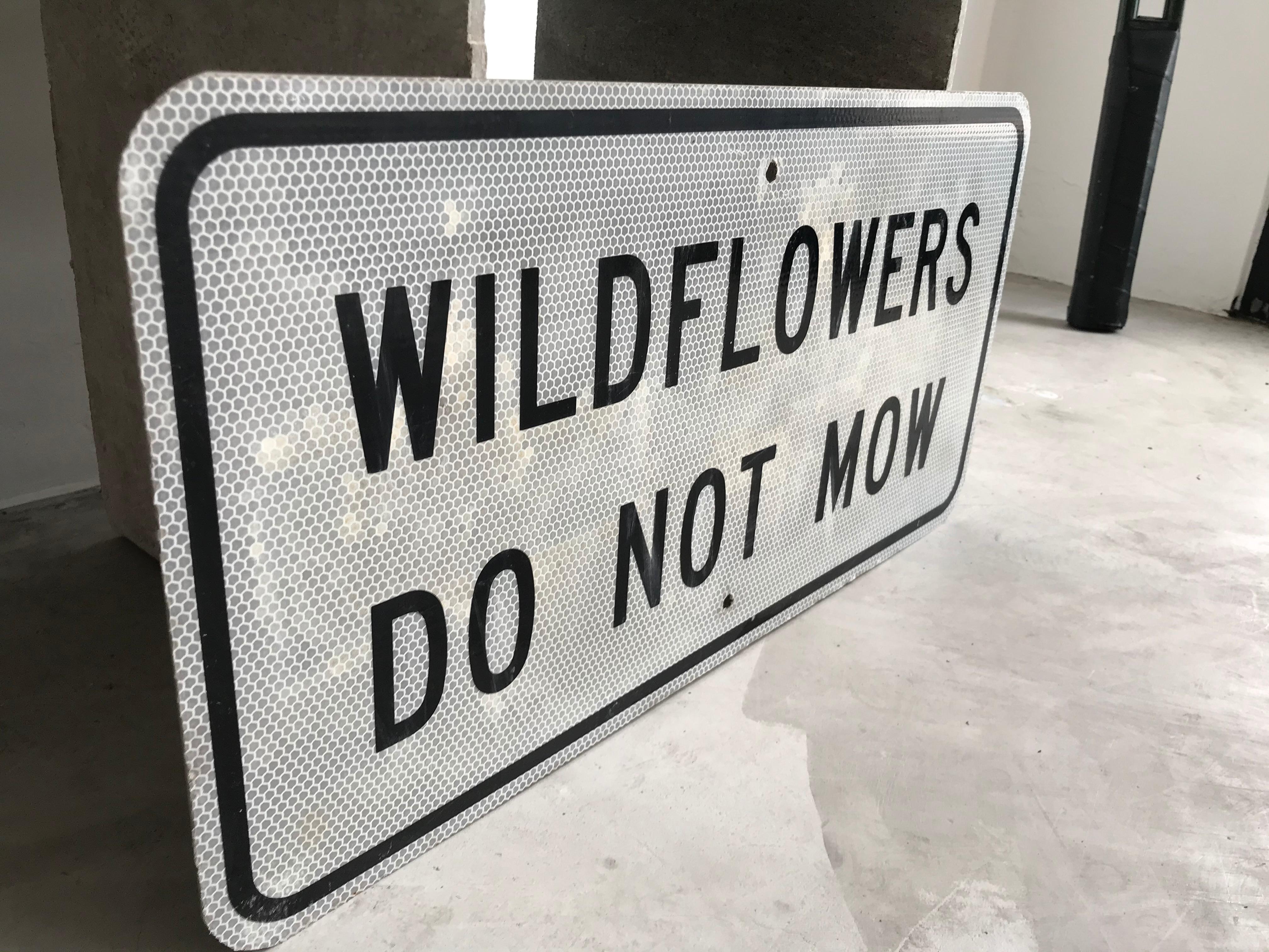 wildflowers sign