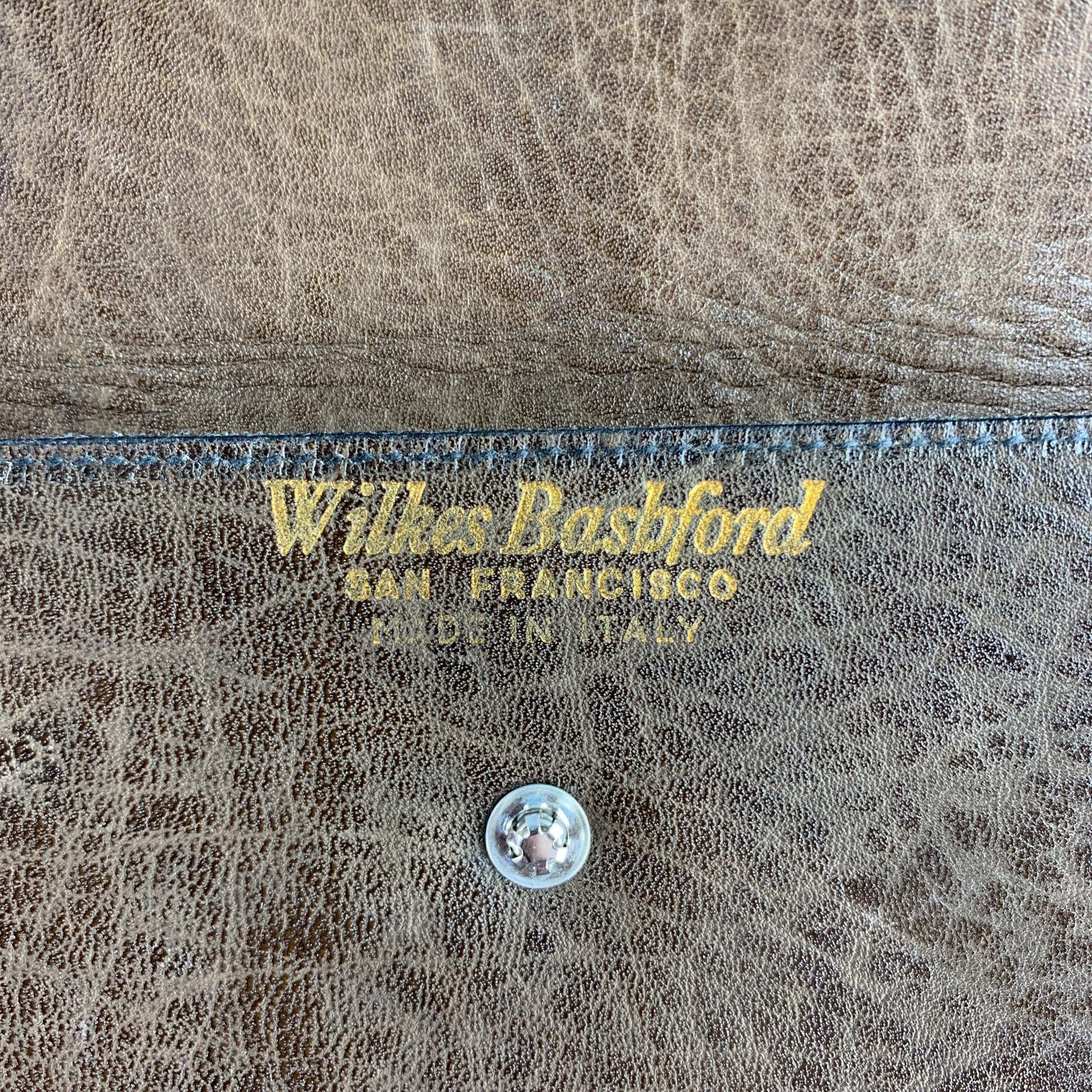 Vintage WILKES BASHFORD Brown Leather Shoulder Bag 1