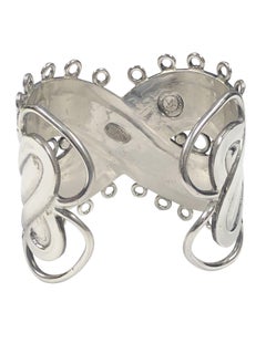Bracelet manchette vintage William Spratling Mask en argent sterling