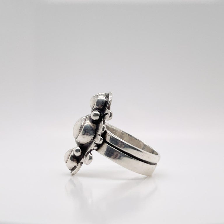 Vintage William Spratling Mexican Modernist Sterling Silver Ring  1