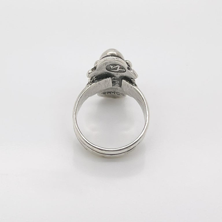 Vintage William Spratling Mexican Modernist Sterling Silver Ring  5