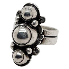 Vintage William Spratling Mexican Modernist Sterling Silver Ring 