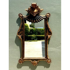 Vintage William Switzer Gilt Chinoiserie Wall Mirror