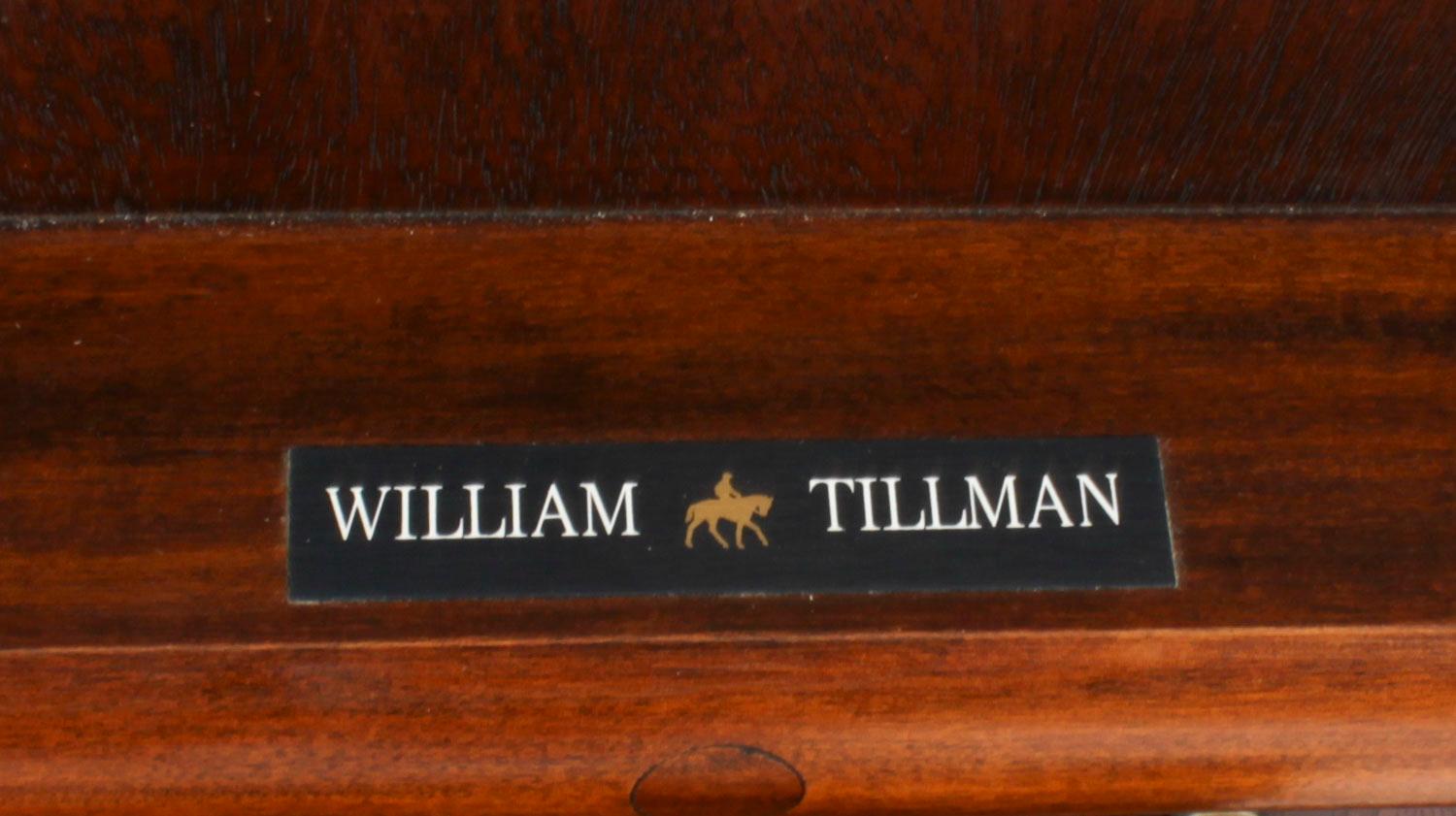Vintage William Tillman 5ft6 Diameter Regency Revival Dining Table 20th Century 12