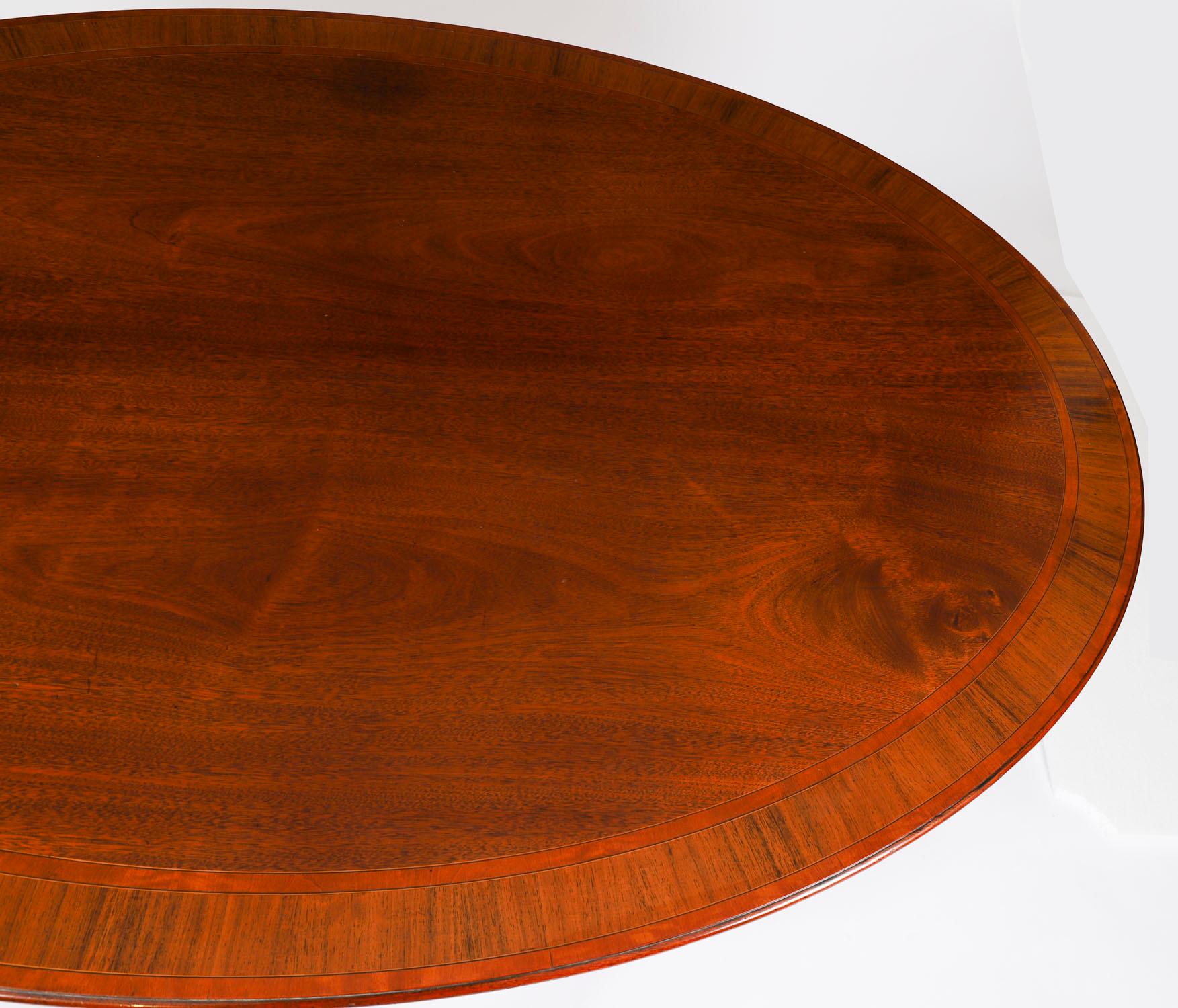 Vintage William Tillman Regency Table de salle à manger et 6 chaises 20ème siècle en vente 1