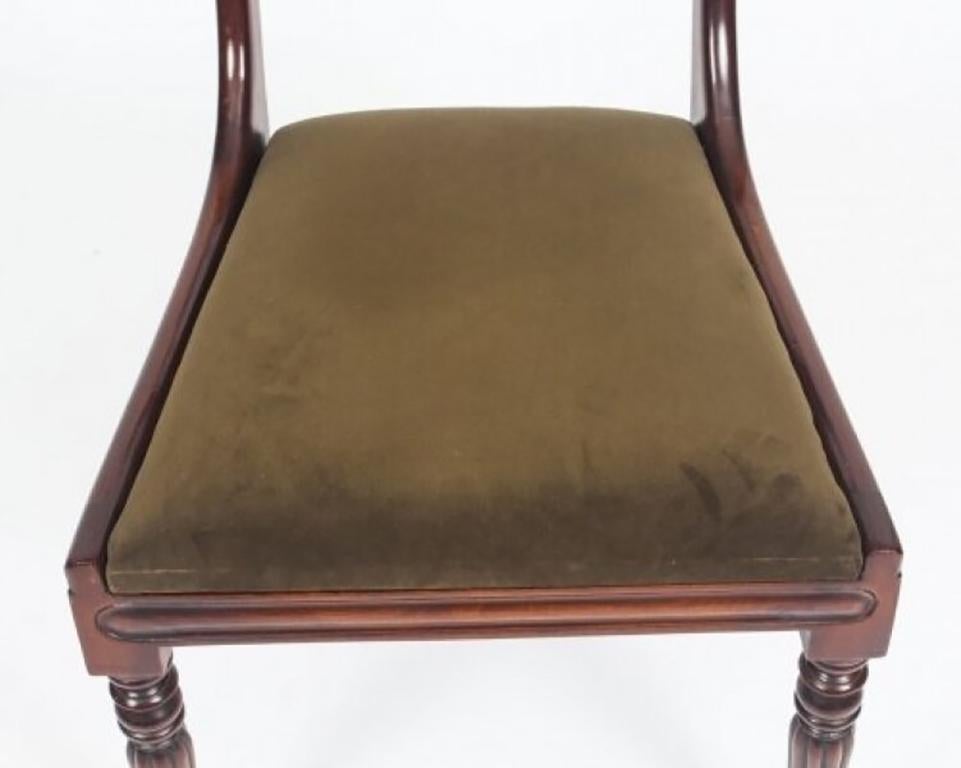Vintage William Tillman Regency Dining Table & 6 Regency Revival Chairs 11