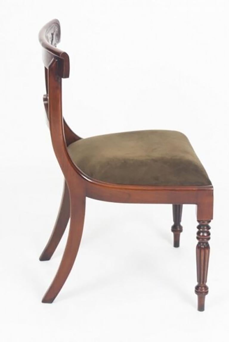 Vintage William Tillman Regency Dining Table & 6 Regency Revival Chairs 13