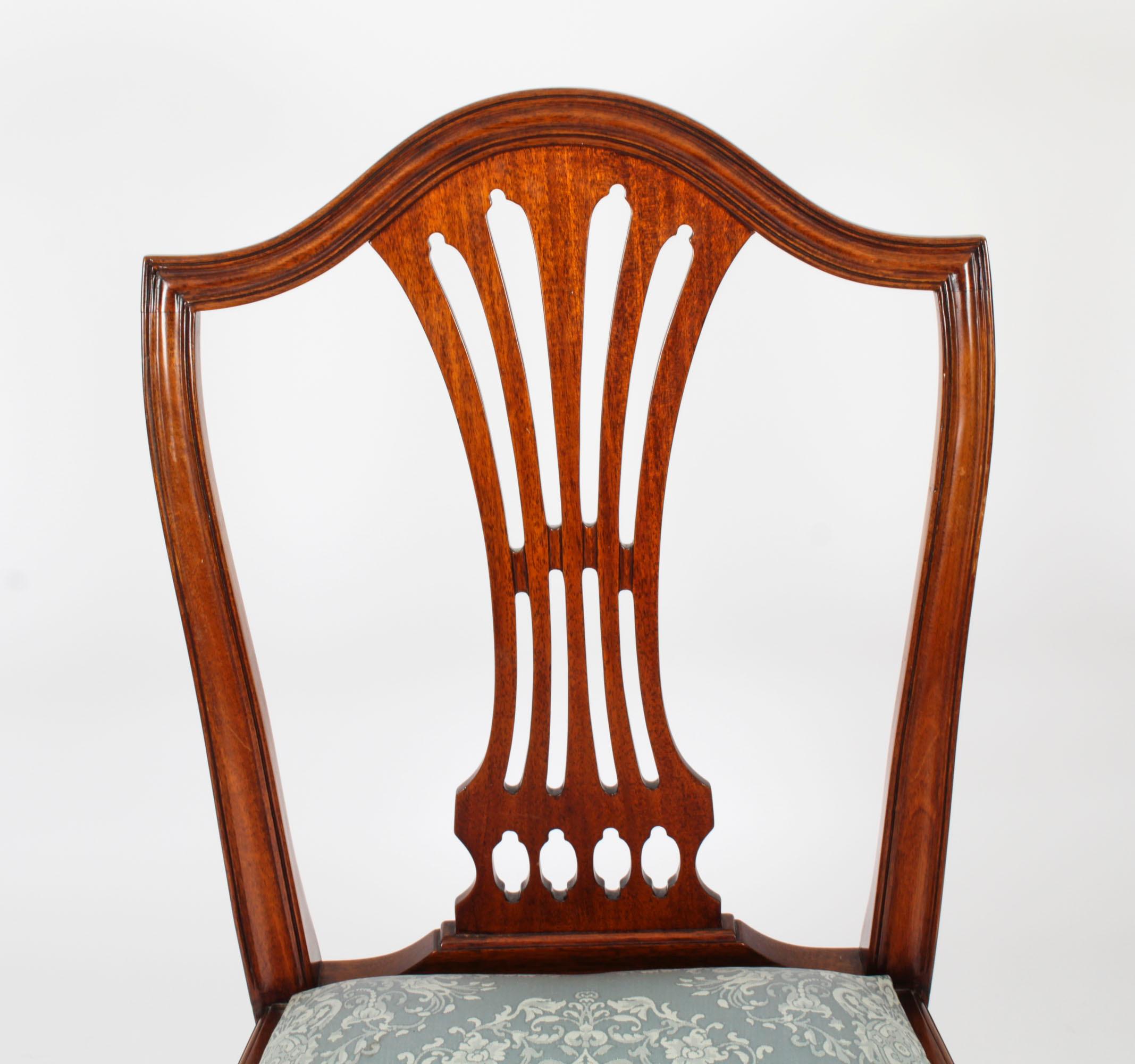 Vintage William Tillman Regency Dining Table & 8 Chairs 20th Century 9