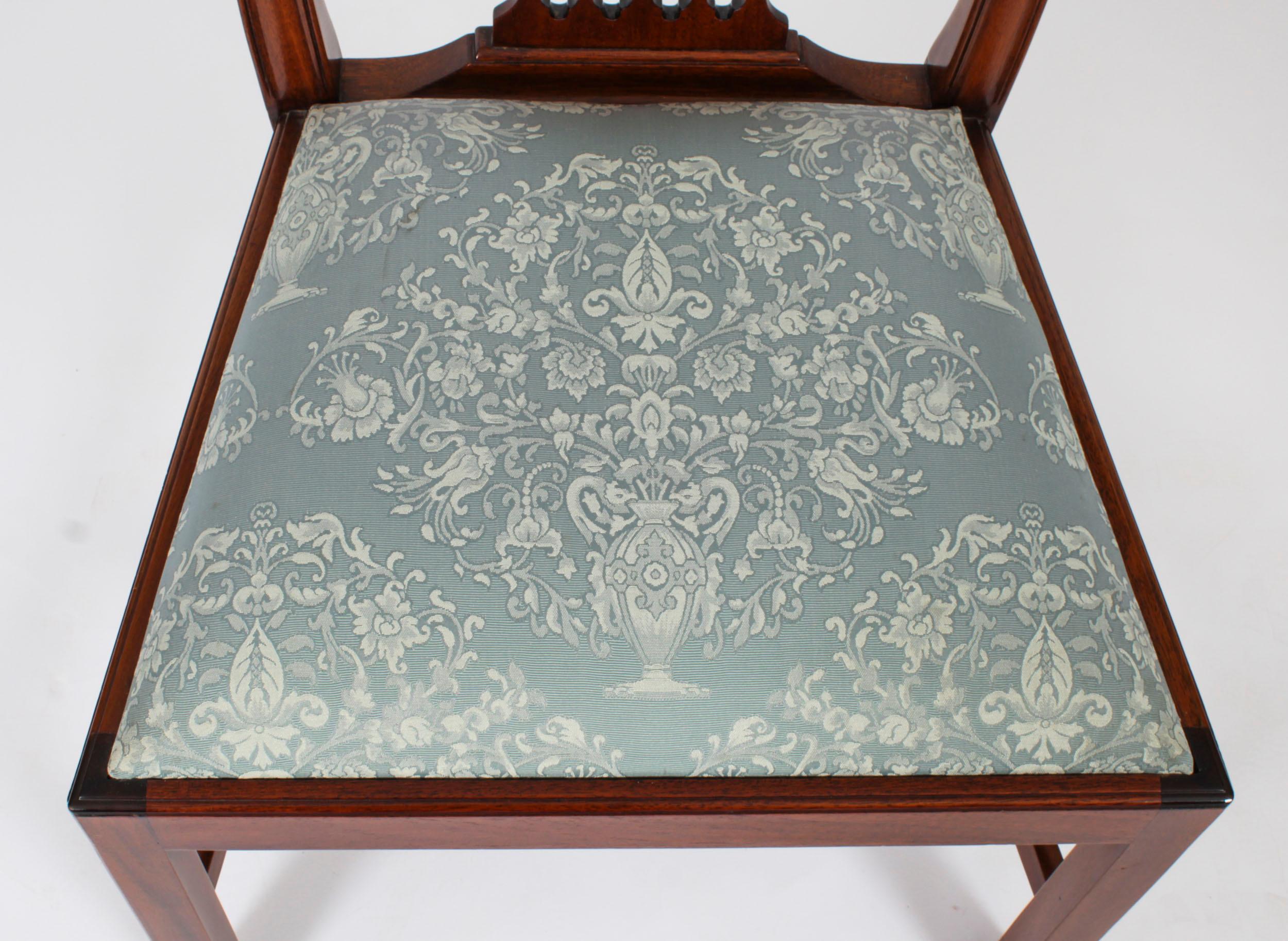 Vintage William Tillman Regency Dining Table & 8 Chairs 20th Century 10
