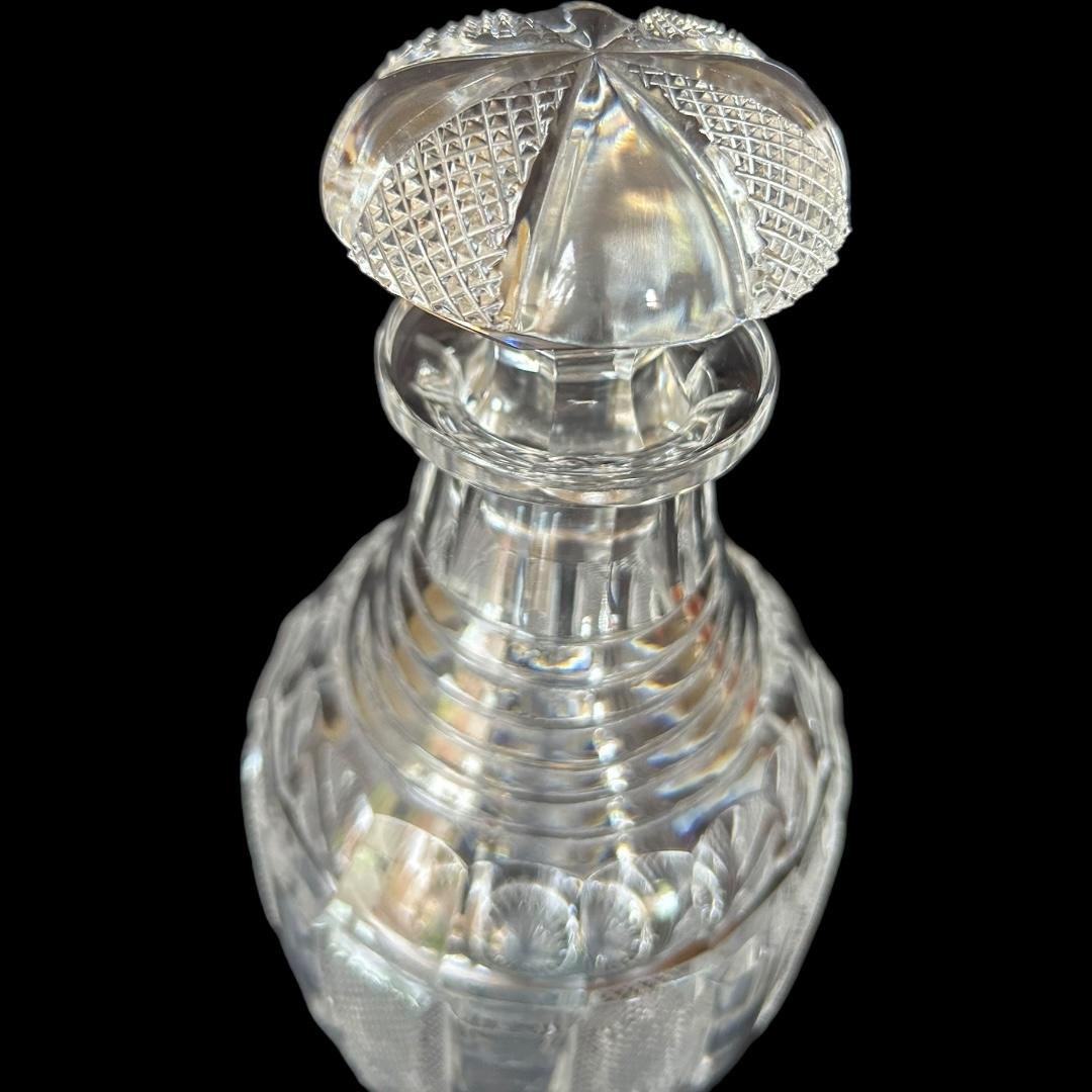 20th Century Vintage William Yeoward Magnum “Carla” Cut Crystal Decanter For Sale