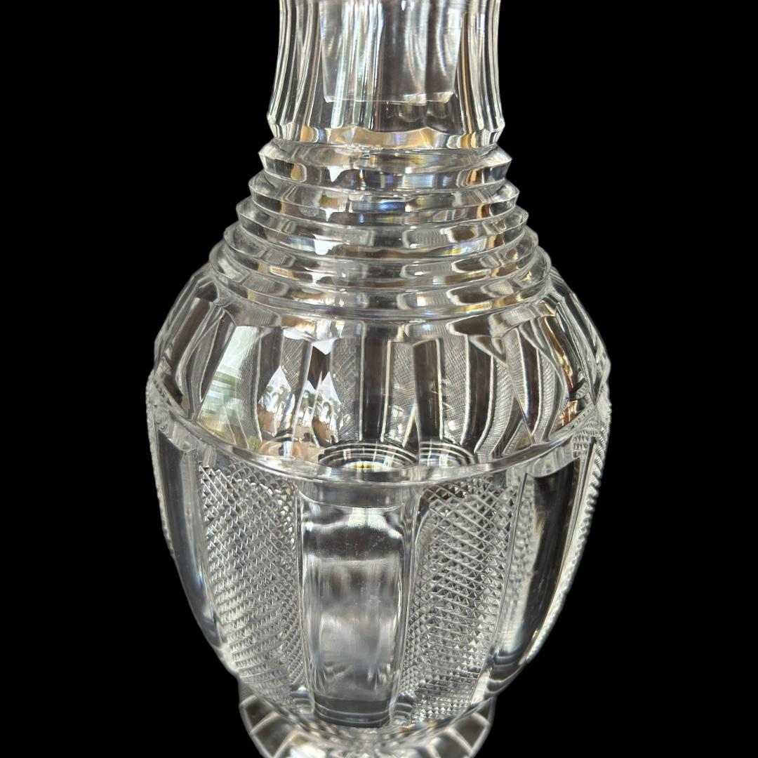 Vintage William Yeoward Magnum “Carla” Cut Crystal Decanter For Sale 2