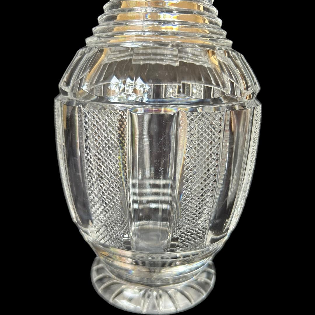 Vintage William Yeoward Magnum “Carla” Cut Crystal Decanter For Sale 3