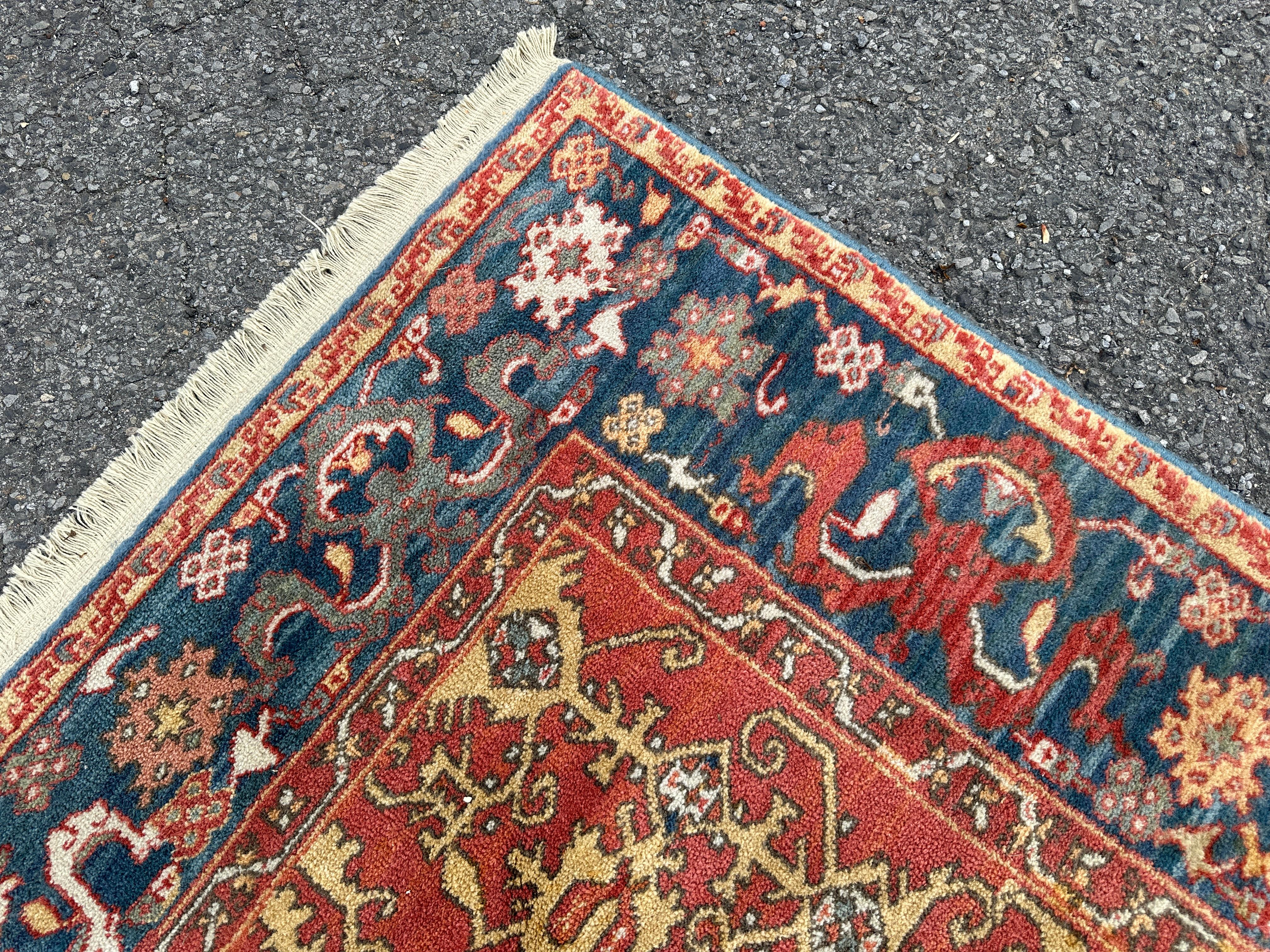 Tapis Karastan Vintage Williamsburg avec design turc Ushak - RR5239 en vente 7