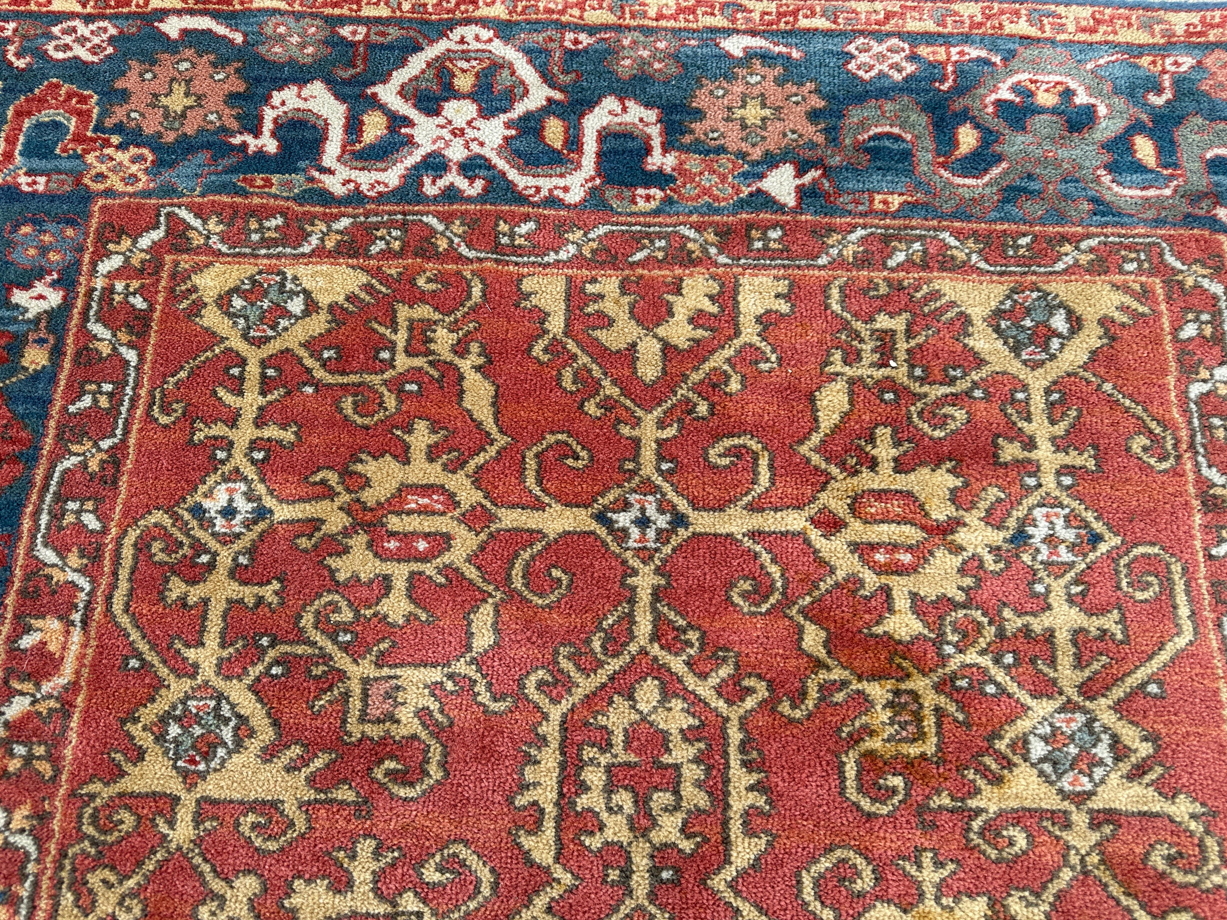 Tapis Karastan Vintage Williamsburg avec design turc Ushak - RR5239 en vente 8