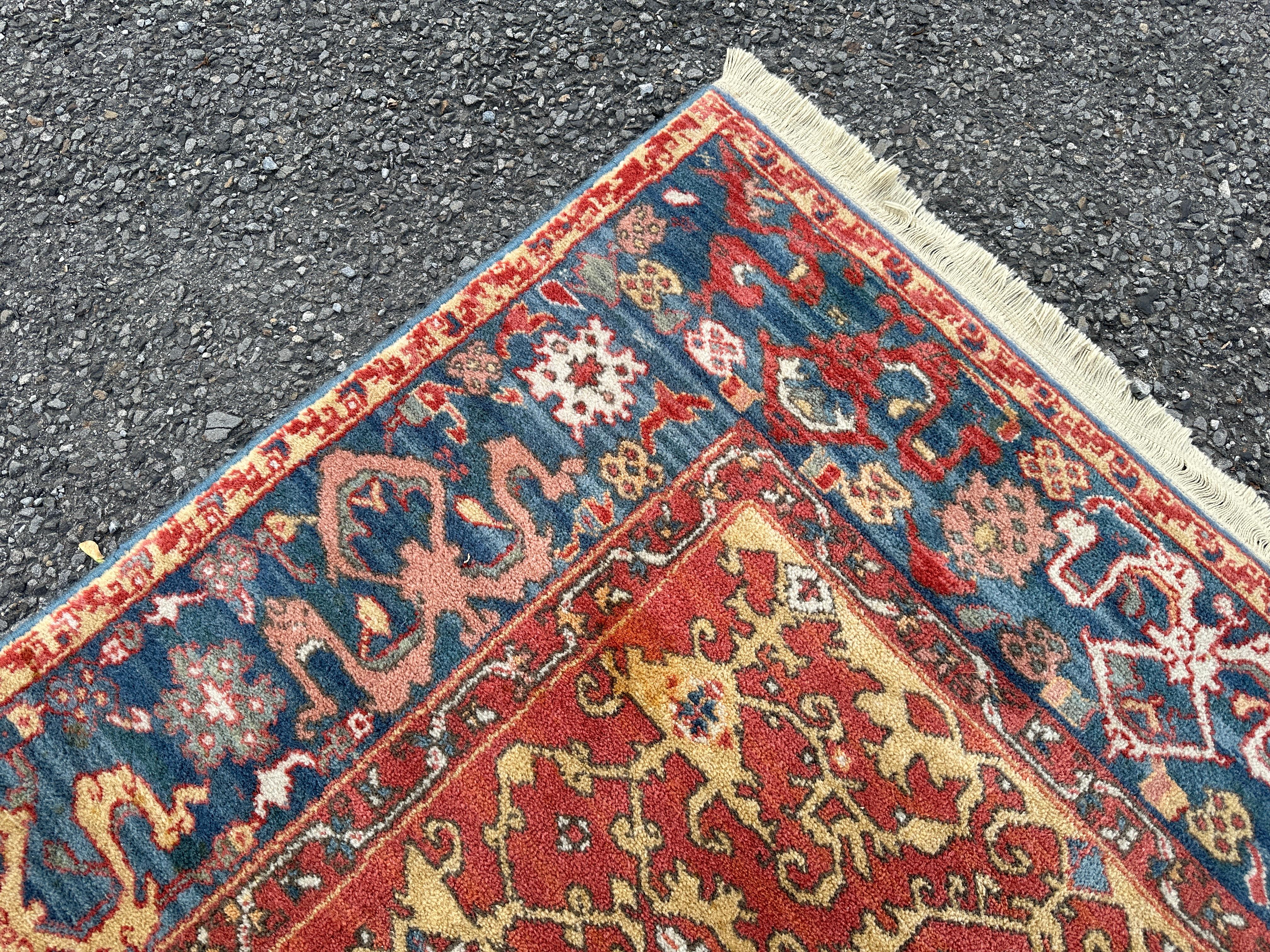 Tapis Karastan Vintage Williamsburg avec design turc Ushak - RR5239 en vente 2