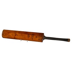 Vintage Willow Cricket Bat from England