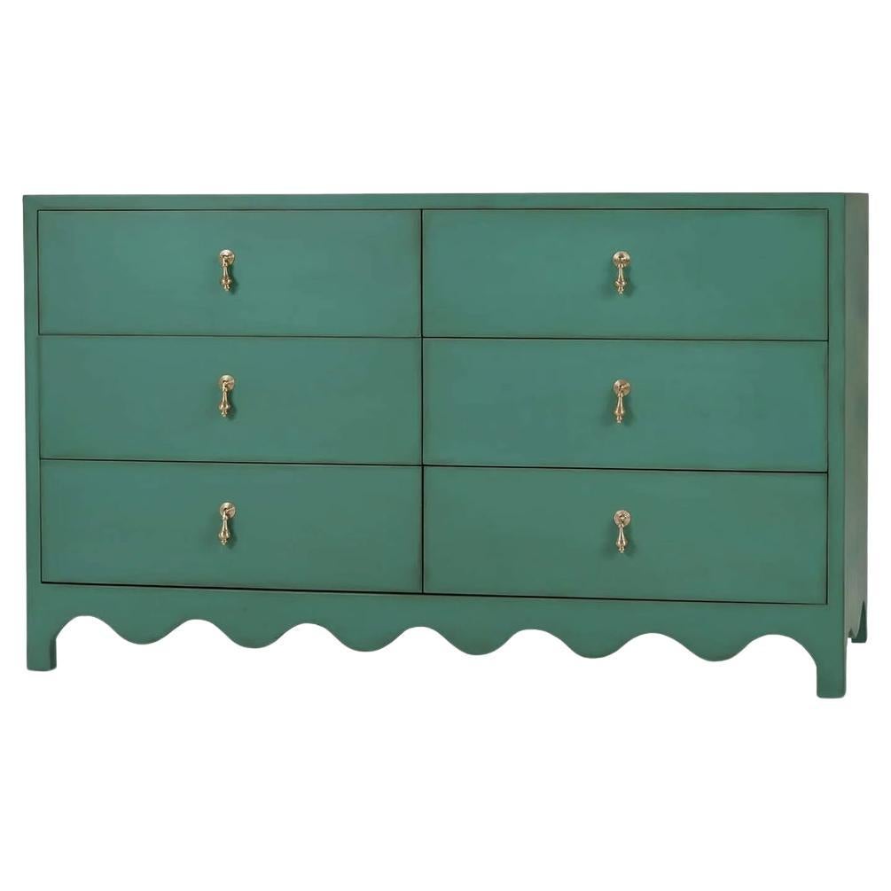 Vintage Willow Green Dresser