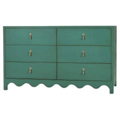 Vintage Willow Green Dresser