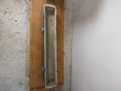 Vintage Willy Guhl Cast Concrete Trough Planter, Rectangular Swiss Design