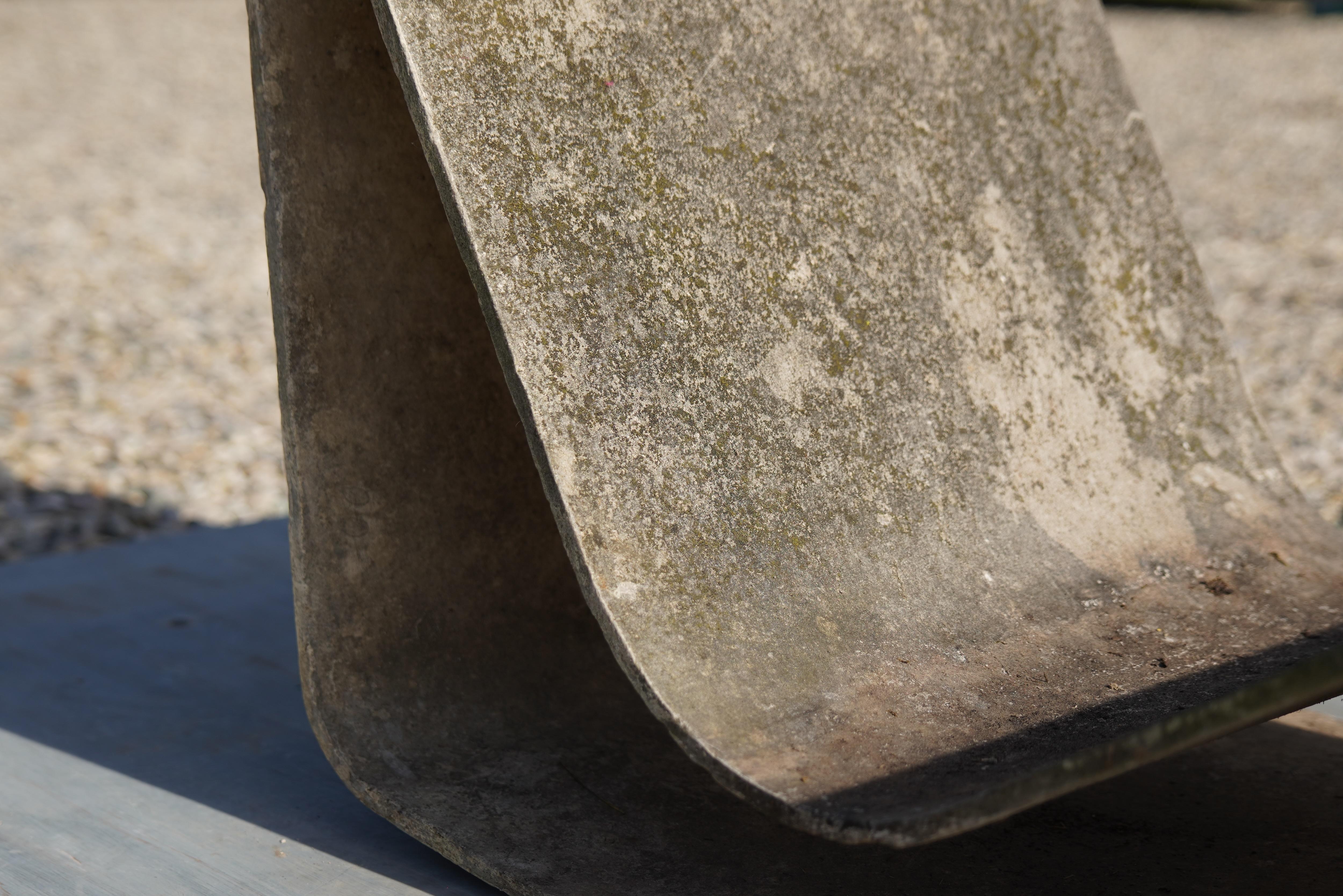 Cement Vintage Willy Guhl Concrete Loop Chair, 1960s, Switzerland 