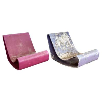 Vintage Concrete Outdoor Rocking