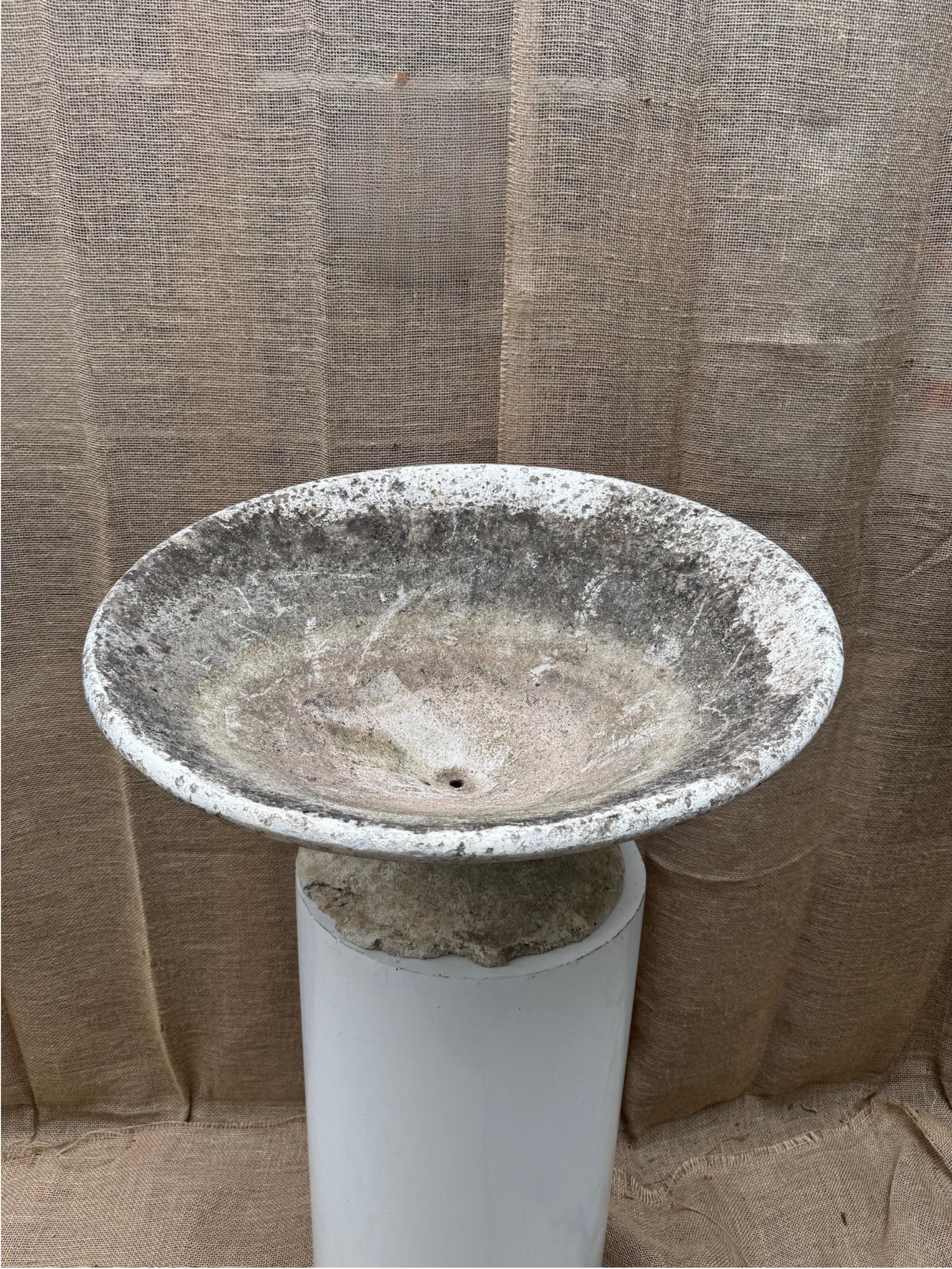 Calco Vaso in cemento inclinabile di grandi dimensioni Willy Guhl - Scultura moderna del metà del secolo scorso in vendita