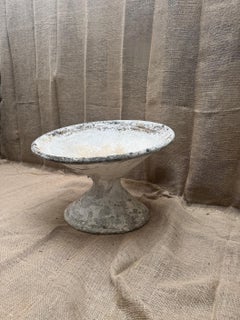 Vintage Willy Guhl Tilt Mid-Century Modern Concrete Planter