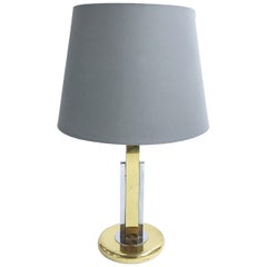 Vintage Willy Rizzo Style Table Lamp, 1970s