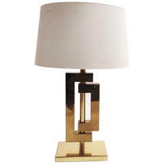 Vintage Willy Rizzo Table Lamp, 1970s