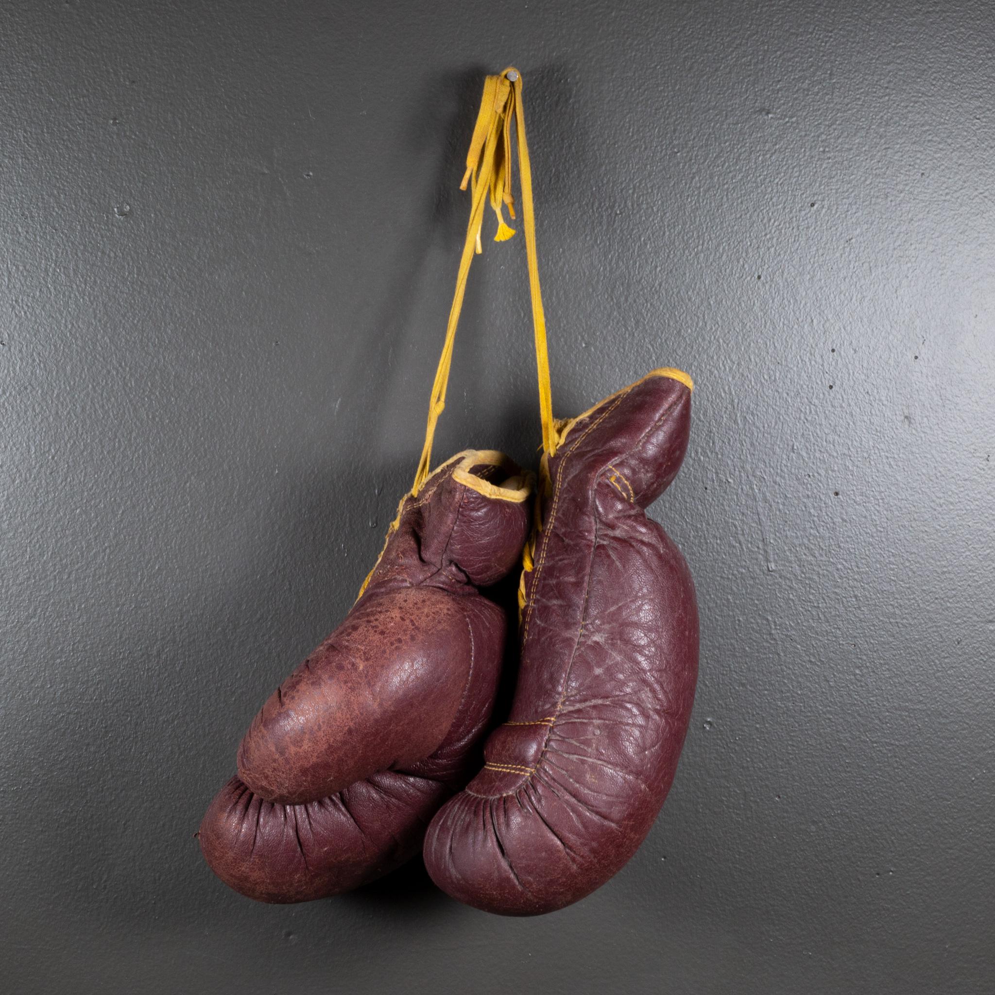 1950s boxing gloves