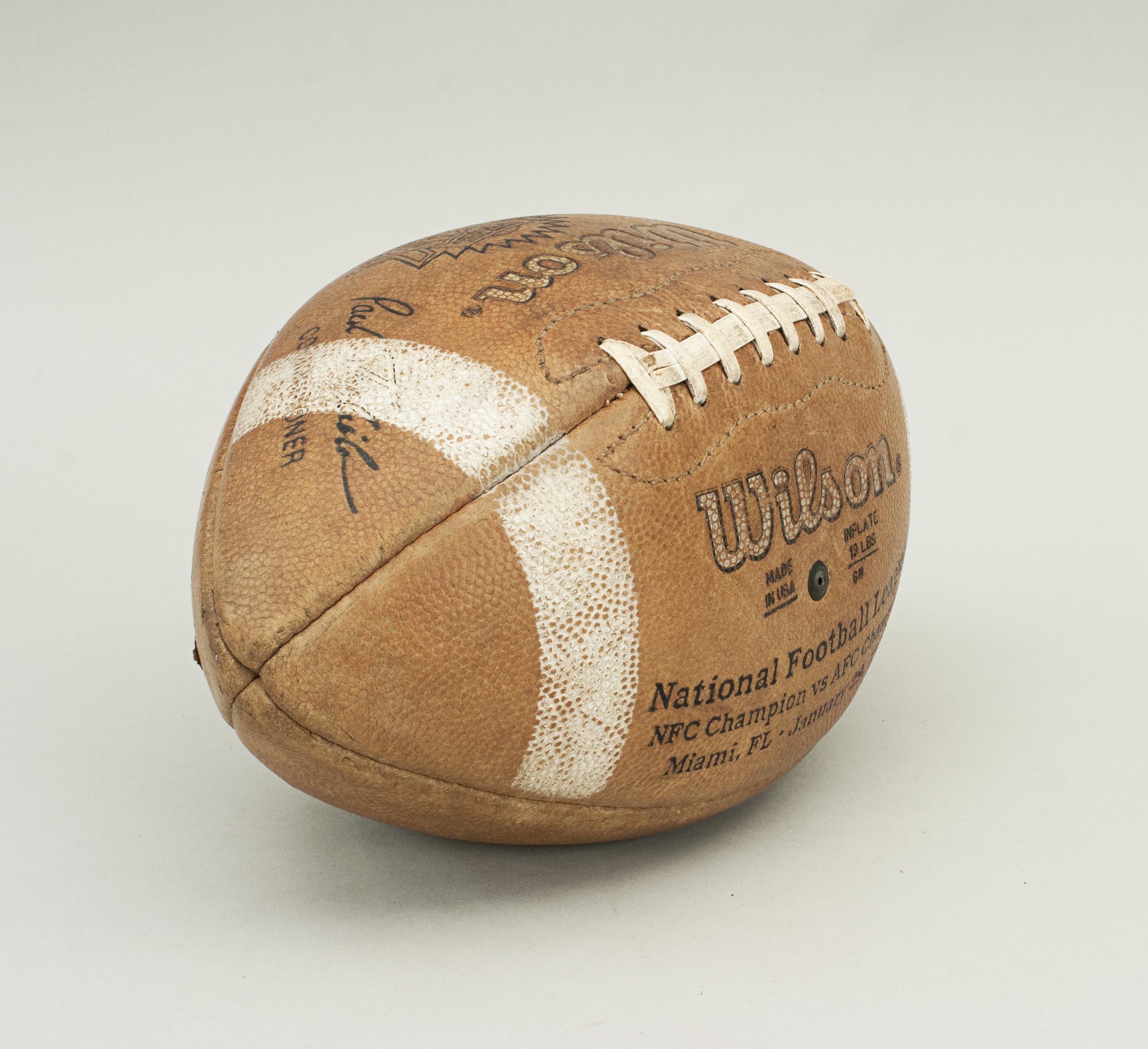 old american football ball