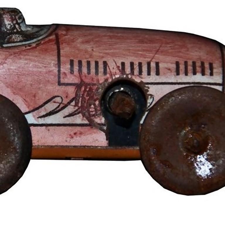 Vintage Wind Up Small Car Toy, Made in Germany, 1950er Jahre (Deutsch) im Angebot