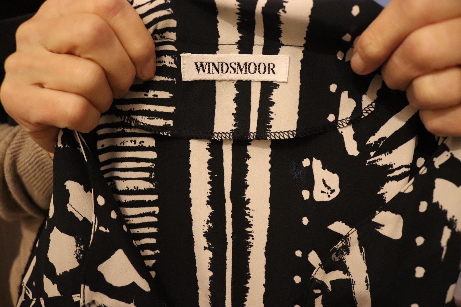 Vintage Windsmoor Skirt and Top in Black and White For Sale 6