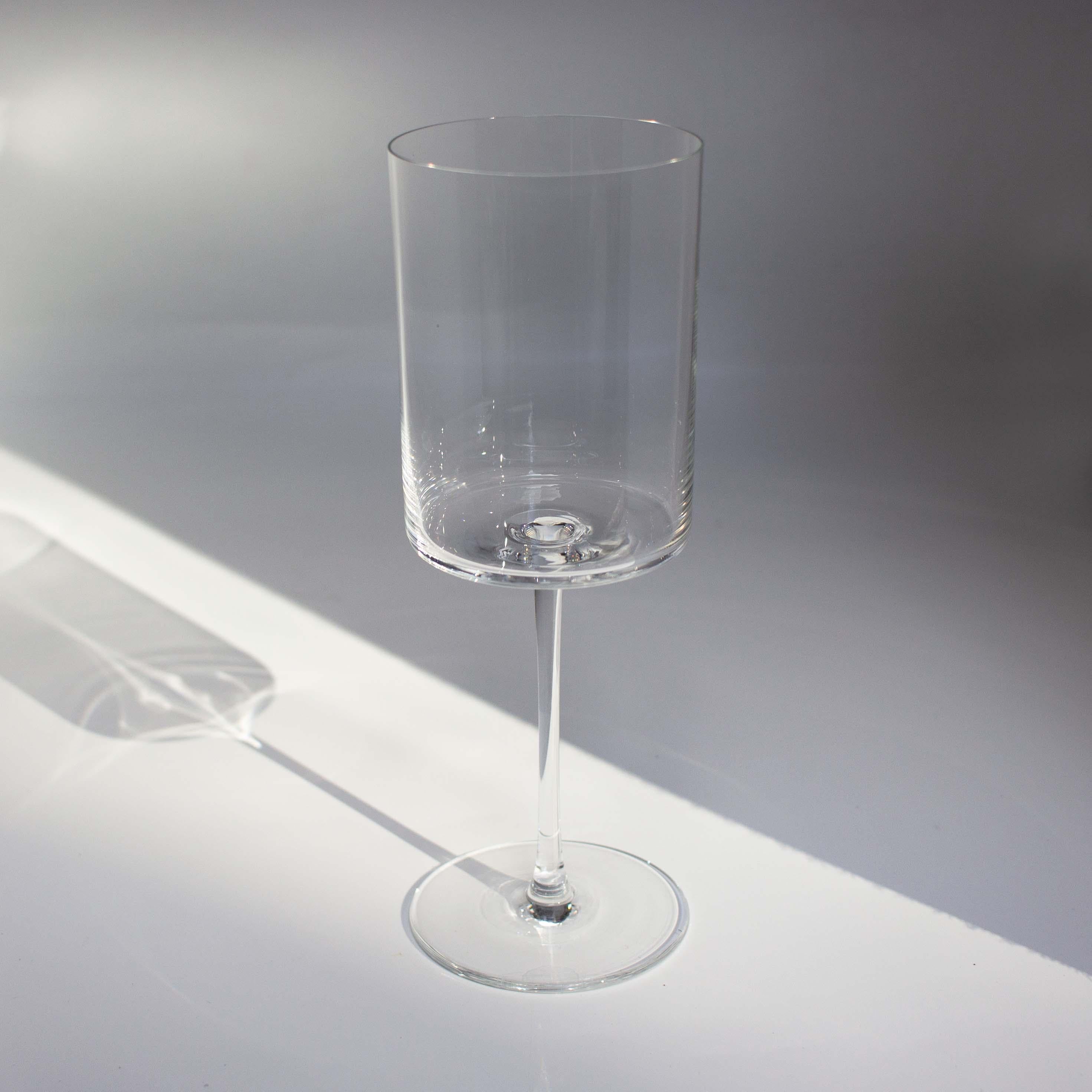 Wine glass set by SIA

Made in Sweden.
Glass.
Measures: 2.75 x 7.5 in / each.


Set of 3 long thin wine glassware set. The slender figure resonates a sophisticated taste. 



All sales are final.



