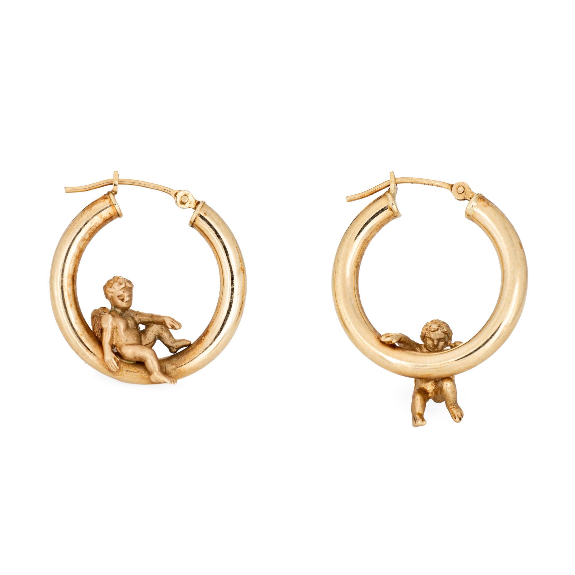 vintage gold hoops