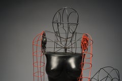 Vintage Wire Mannequin Store Display, Modernist Circa 1970s GRENEKER