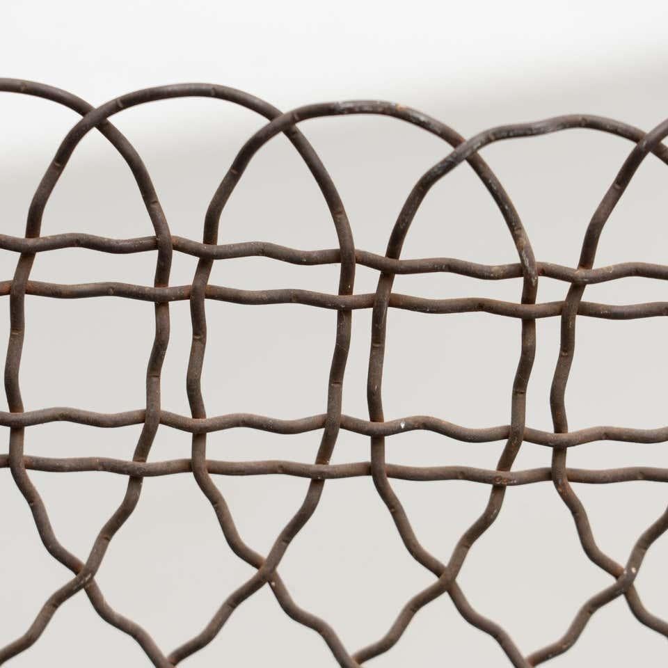 Vintage Wire Umbrella Holder / Paper Bin, circa 1960 4
