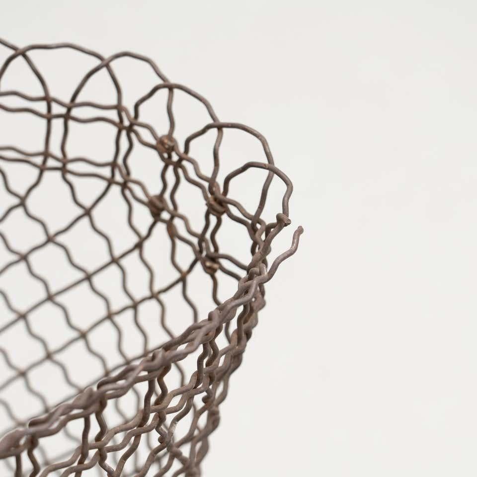 Vintage Wire Umbrella Holder / Paper Bin, circa 1960 1