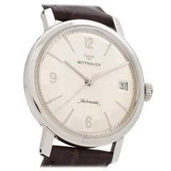 Vintage Wittnauer Automatic Stainless Steel Watch, 1960s