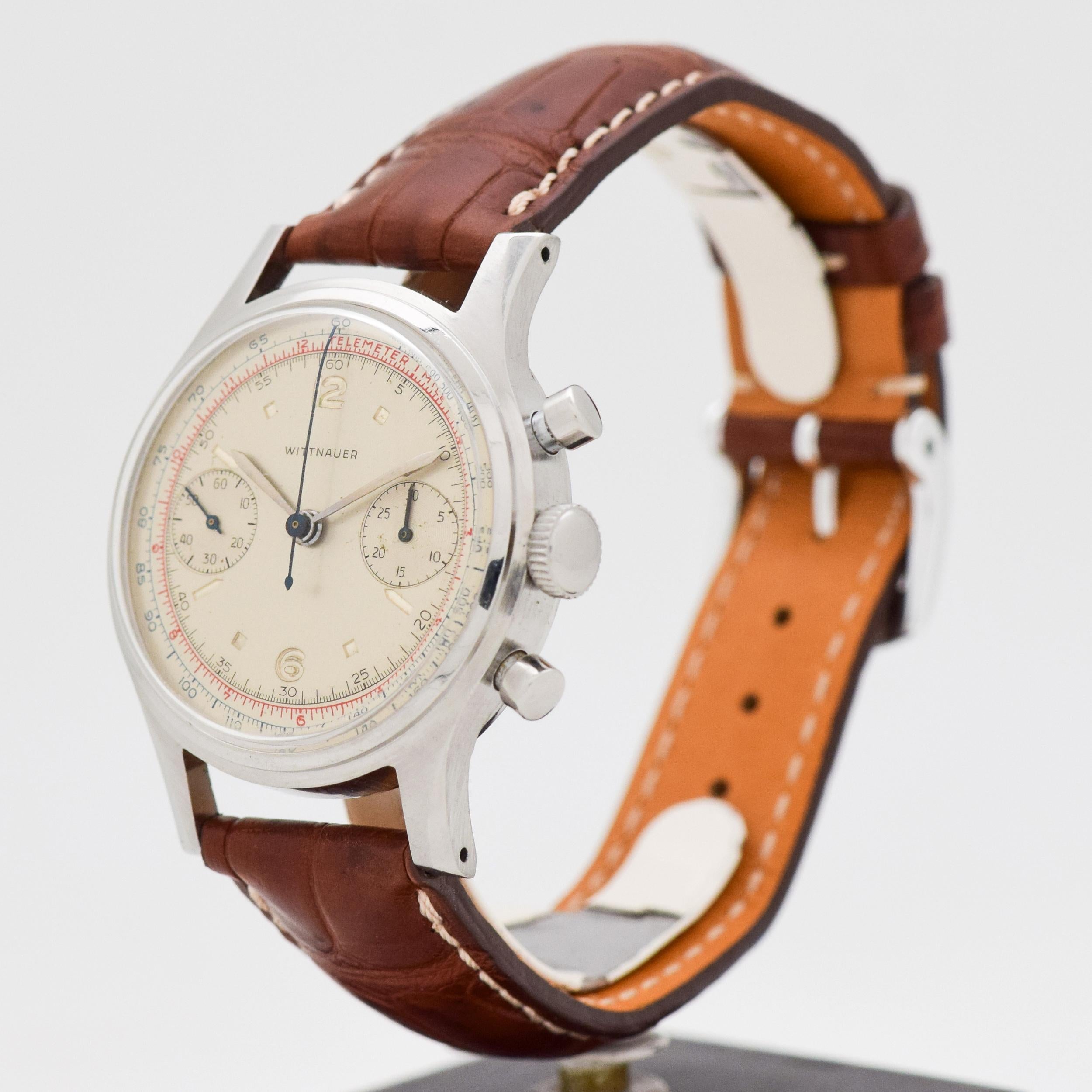 vintage wittnauer chronograph watch