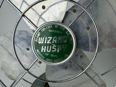 Vintage Wizard Husky Industrial Oscillating Fan